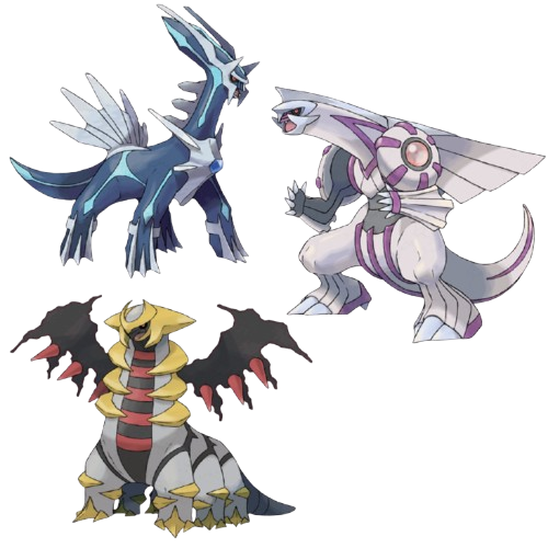 Dialga + Palkia + Giratina