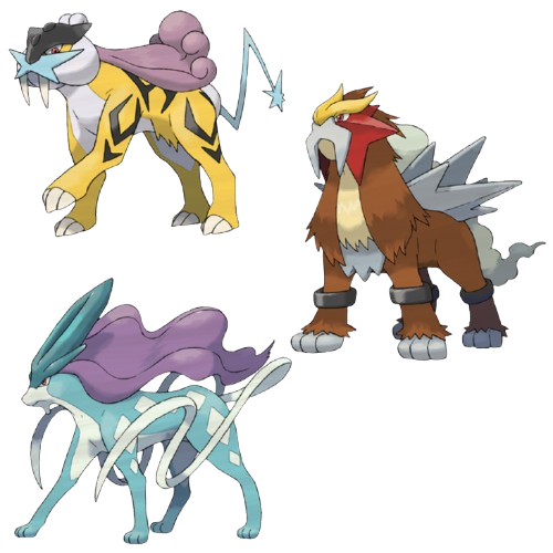 Raikou + Entei + Suicune